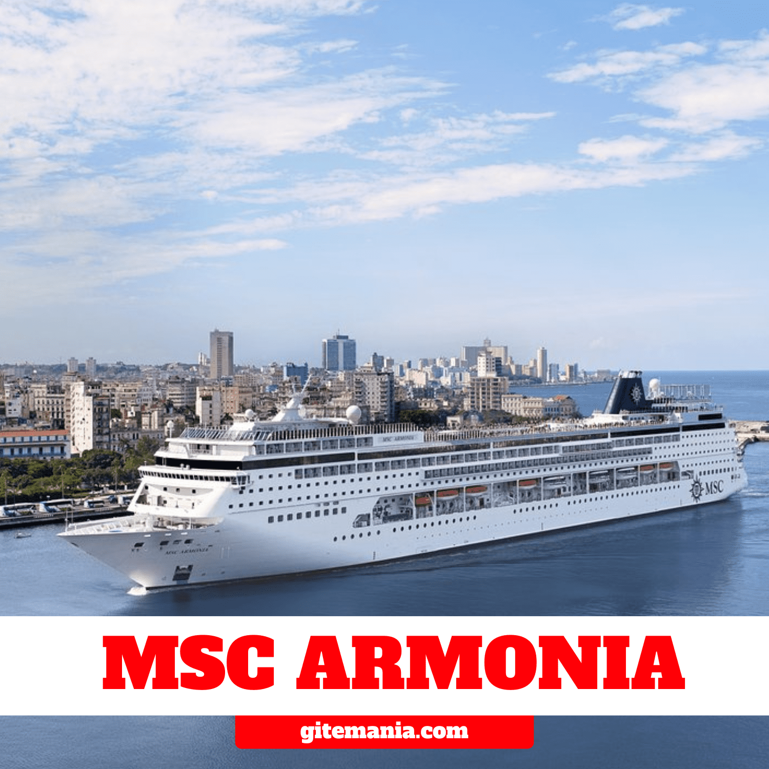 MSC CROCIERE ARMONIA 14 21 AGOSTO 2026 Gitemania