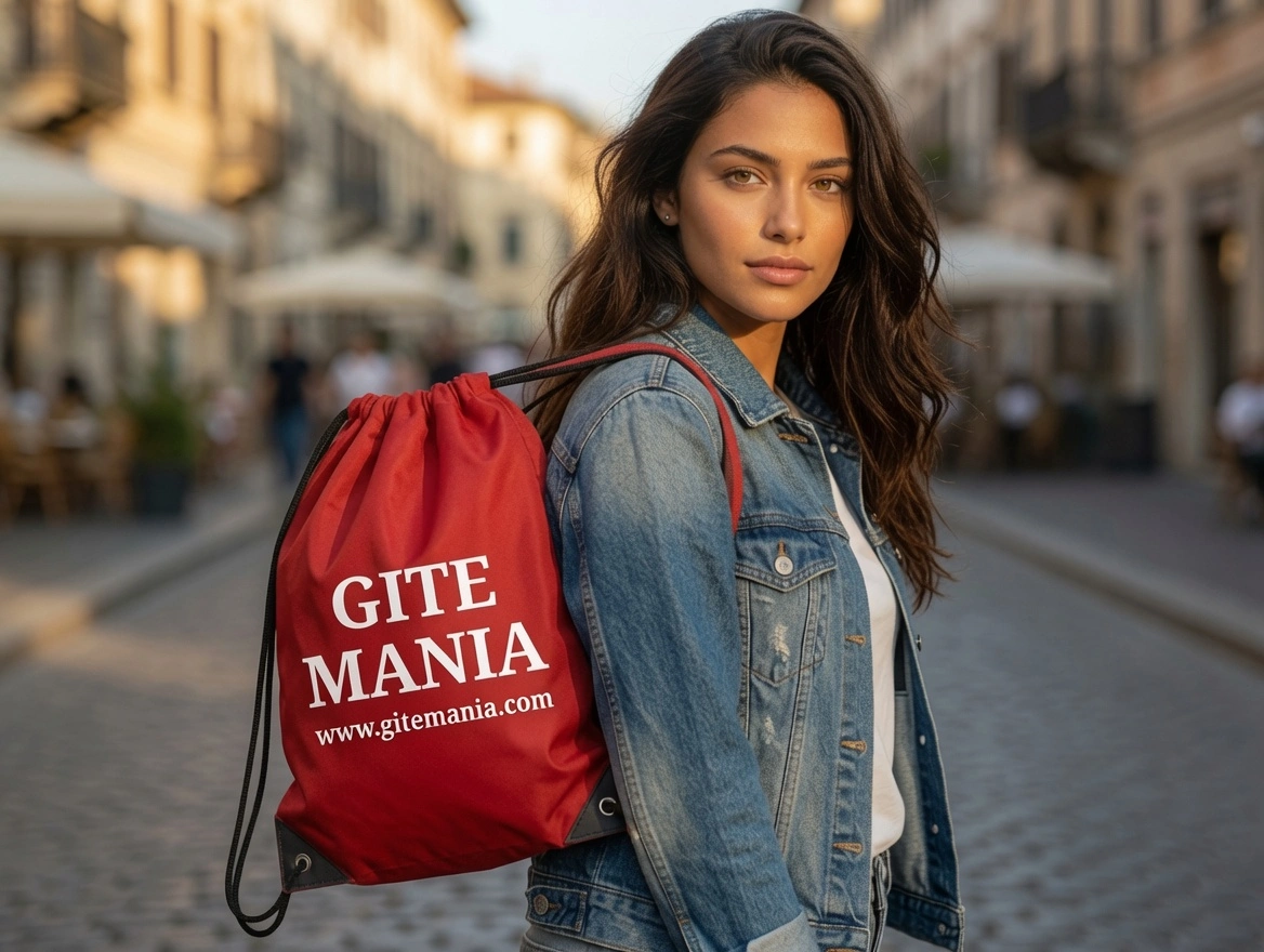 Modello con zainetto Gitemania